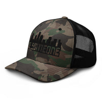 Camouflage trucker hat