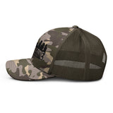 Camouflage trucker hat