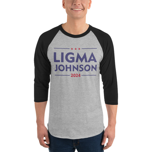 Ligma Johnson 3/4 sleeve raglan shirt