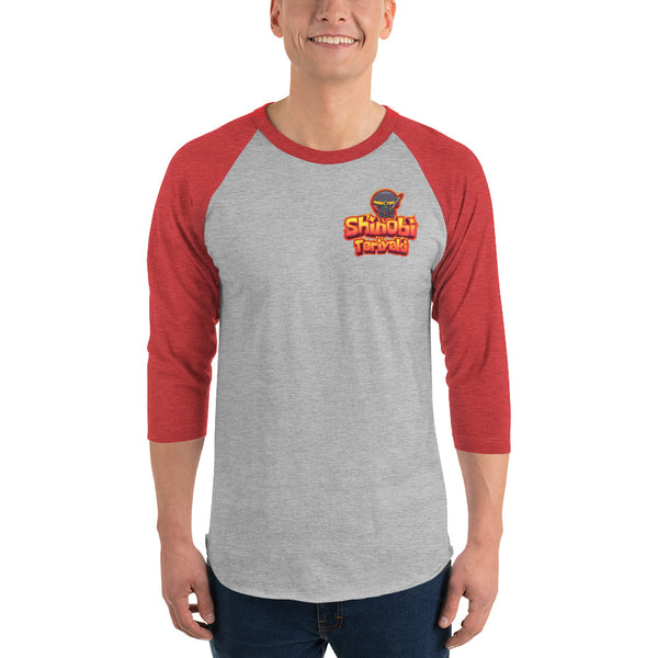 Shinobi Teriyaki 3/4 sleeve raglan shirt