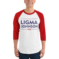 Ligma Johnson 3/4 sleeve raglan shirt