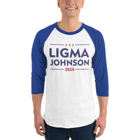 Ligma Johnson 3/4 sleeve raglan shirt