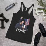 Fight! DJT Women's Racerback Tank