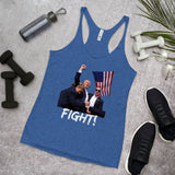 Fight! DJT Women's Racerback Tank