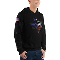 Texas Red White and Pew Unisex hoodie