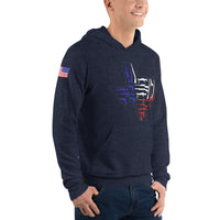 Texas Red White and Pew Unisex hoodie