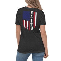 TY Faith Flag Women's Relaxed T-Shirt