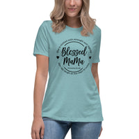 Blessed Mama Women's Relaxed T-Shirt