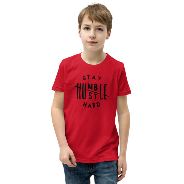 Stay Humble Hustle Hard Youth Short Sleeve T-Shirt